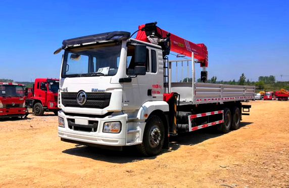 陜汽德龍新M3000后八輪三一12噸吊機(jī)12噸隨車吊