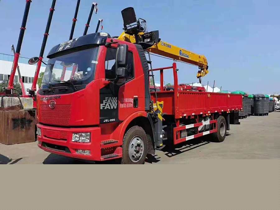 7月行情速遞：解放J6單橋8噸隨車吊價格