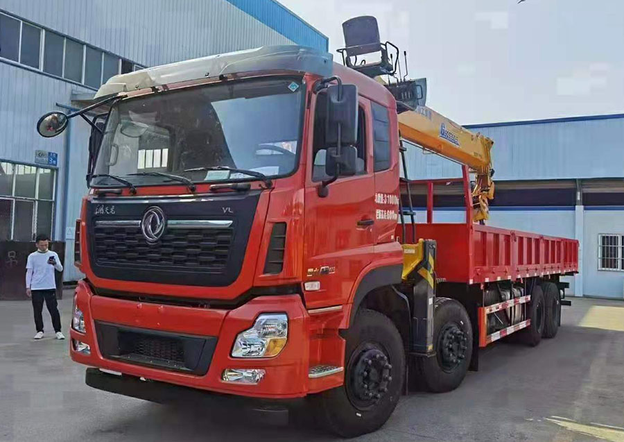 東風天龍徐工14噸隨車吊 國六410馬力圖片展示5